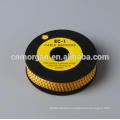 Colorful flat Cable marker sleeve cable insulation tube with high tensile ,different standard markers at your option